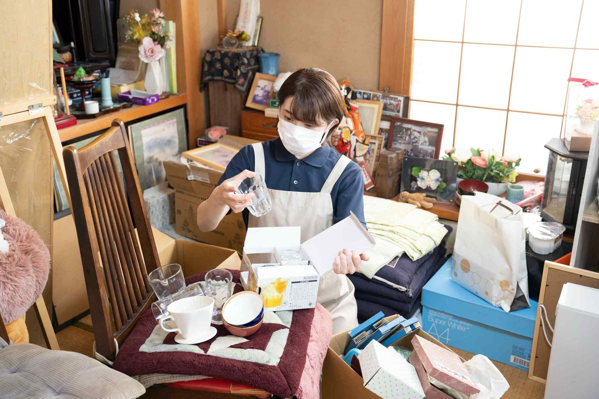 女性遺品整理士が対応